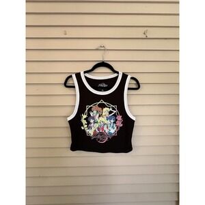 Pretty Guardian SAILOR MOON Crystal Women's Cropped Tank Top Mercury Mars XL‎